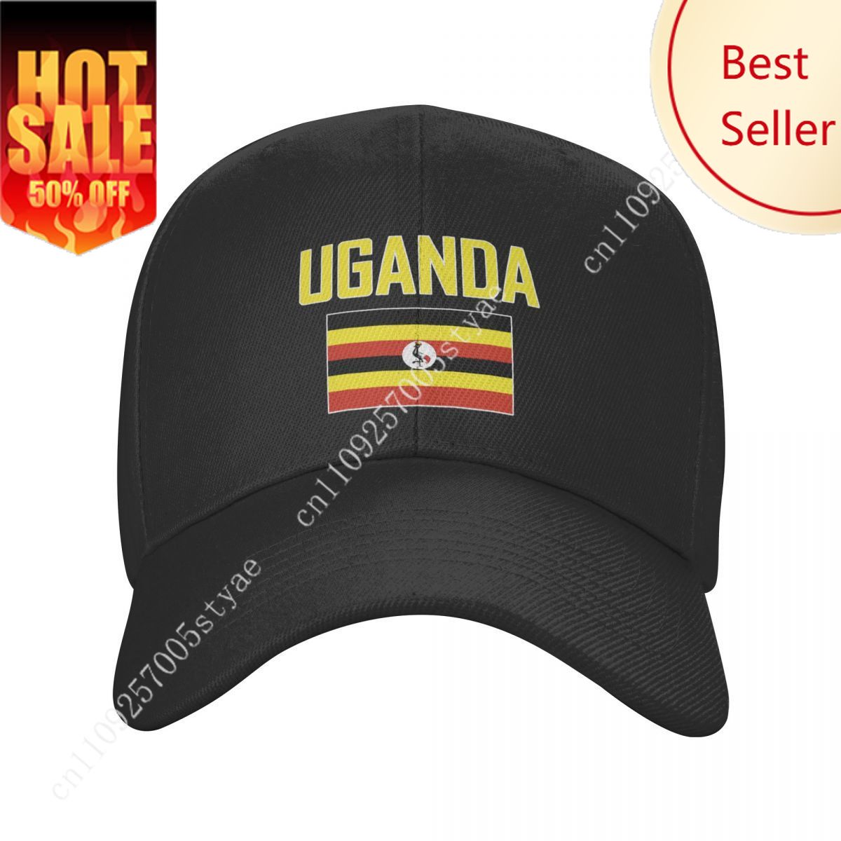Men Fashion Uganda - UGANDA Flag Hat Man Woman Baseball