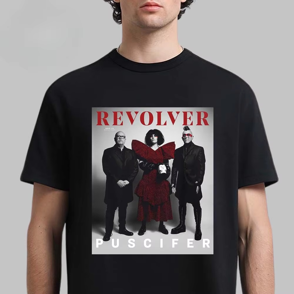 Mens Fashion Magazines - Puscifer X Revolver Magazine Cover Graphic