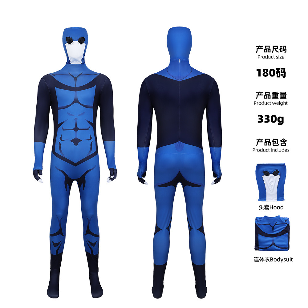 Mens Fashion Jumpsuit - Invincible Mark Grayson Cosplay Fantasia Costume