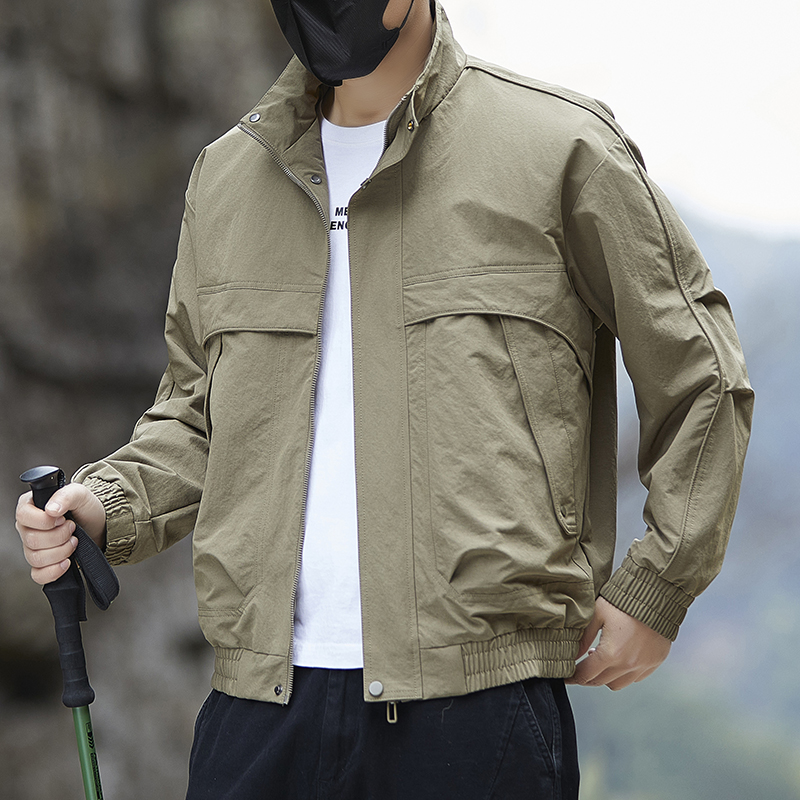 Harrington Jacket - Business Casual Thin Stand Collar Jacket