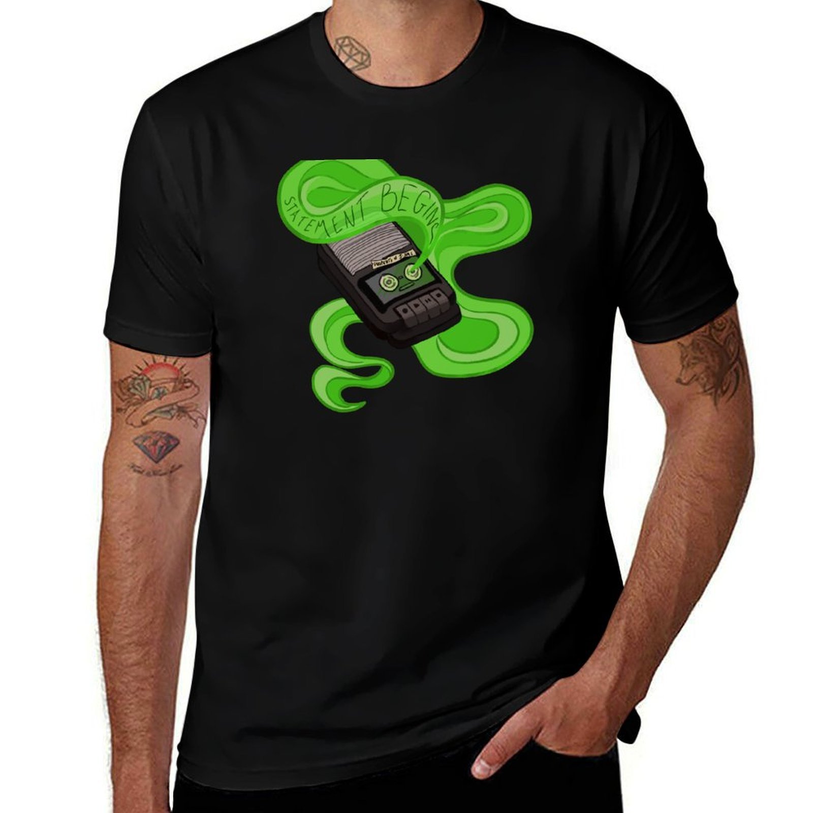 Men'S Fashion Mag - MAG Statement Begins T-Shirt Fashion Pattern