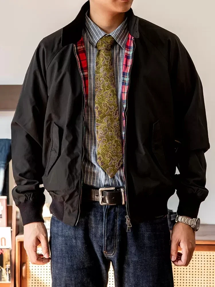 Harrington Jacket - Red Tornado Classic British Style Jacket