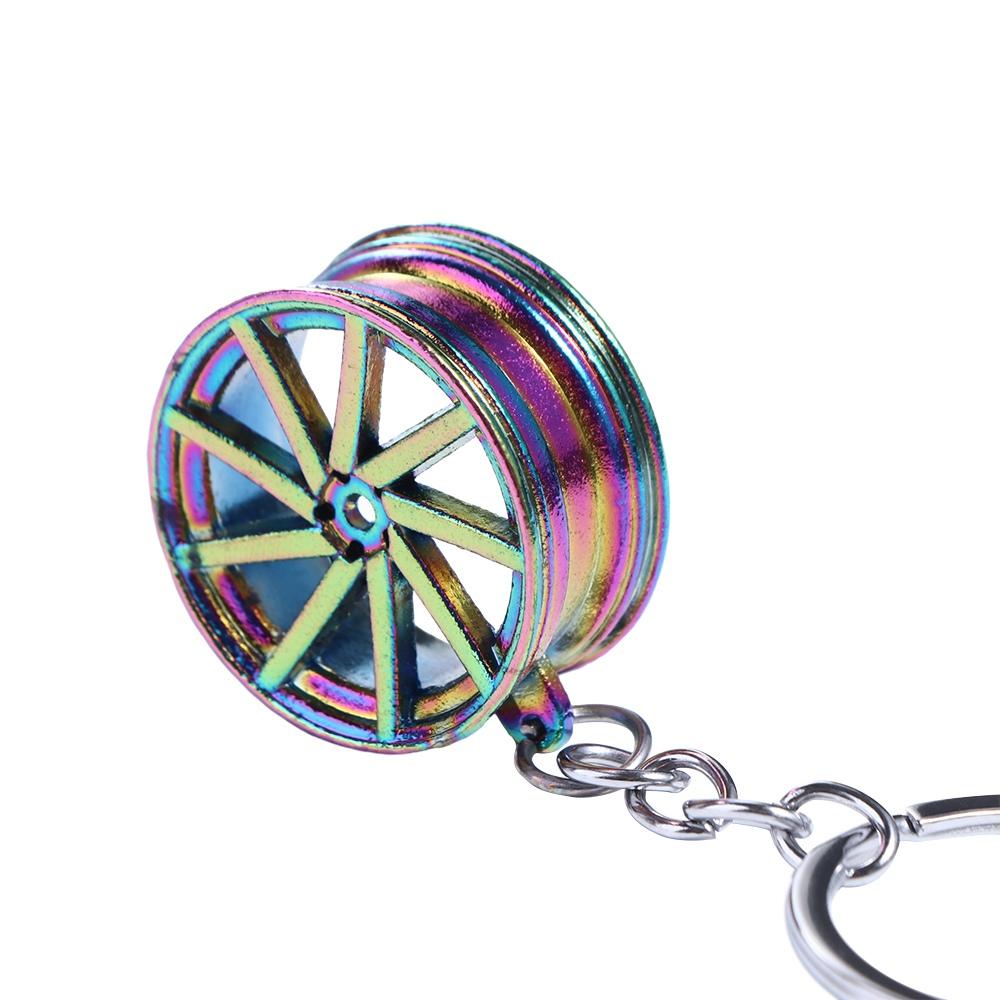 Men'S Fashion Hub - Creative Alloy Car Wheel Keychain INS