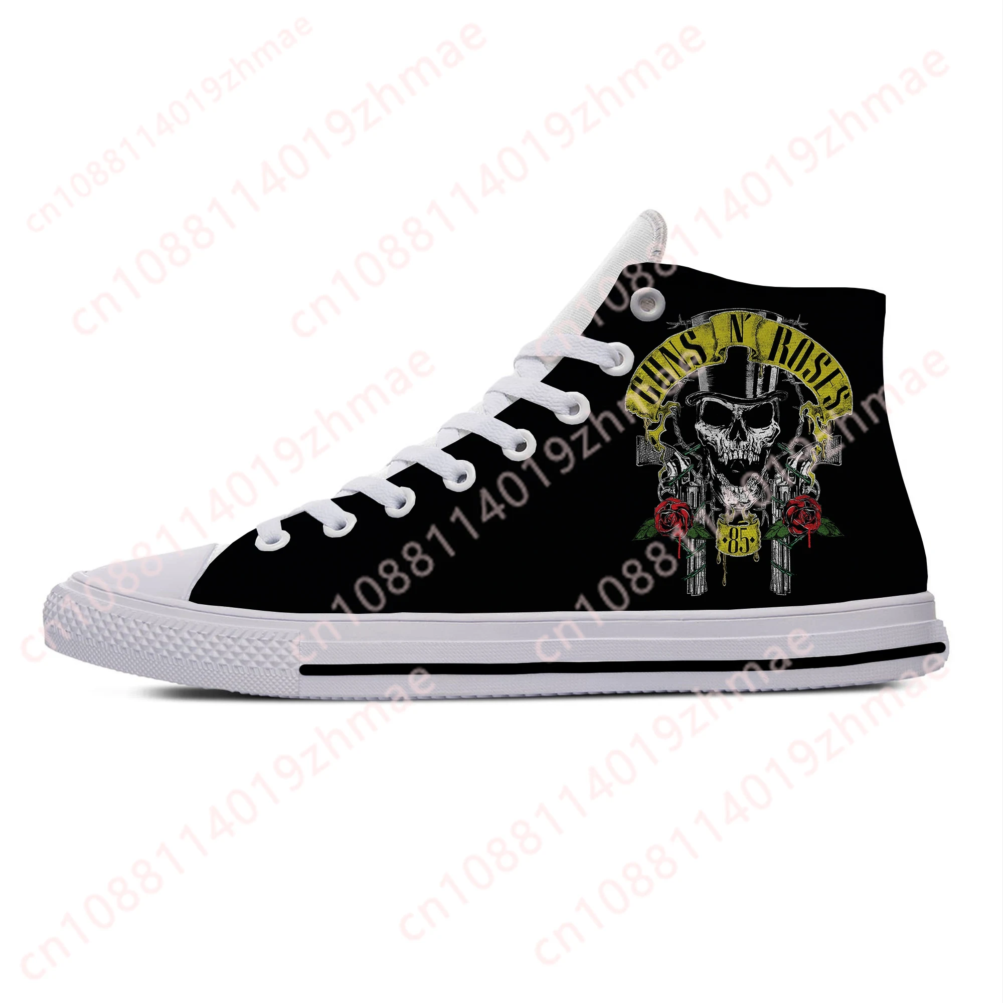 Mens Fashion Trainers - Hot 3D Guns N Rose Heavy