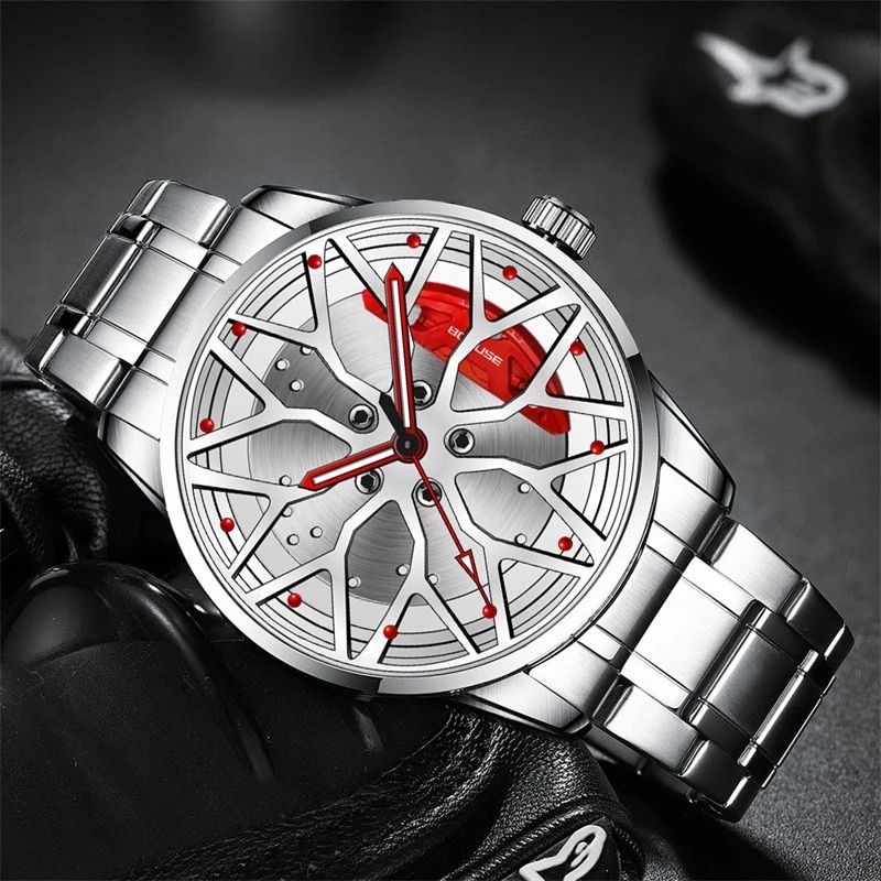 Men'S Fashion Hub - Fashion Mens Car Wheel Watches Luxury