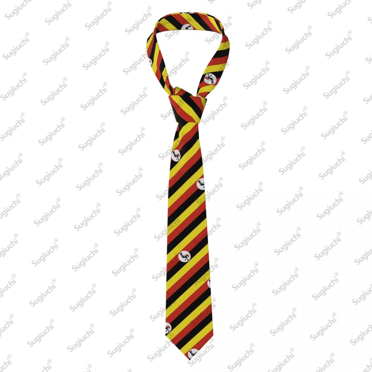 Men Fashion Uganda - 2026 Uganda Flag Wedding PartyNeck Ties