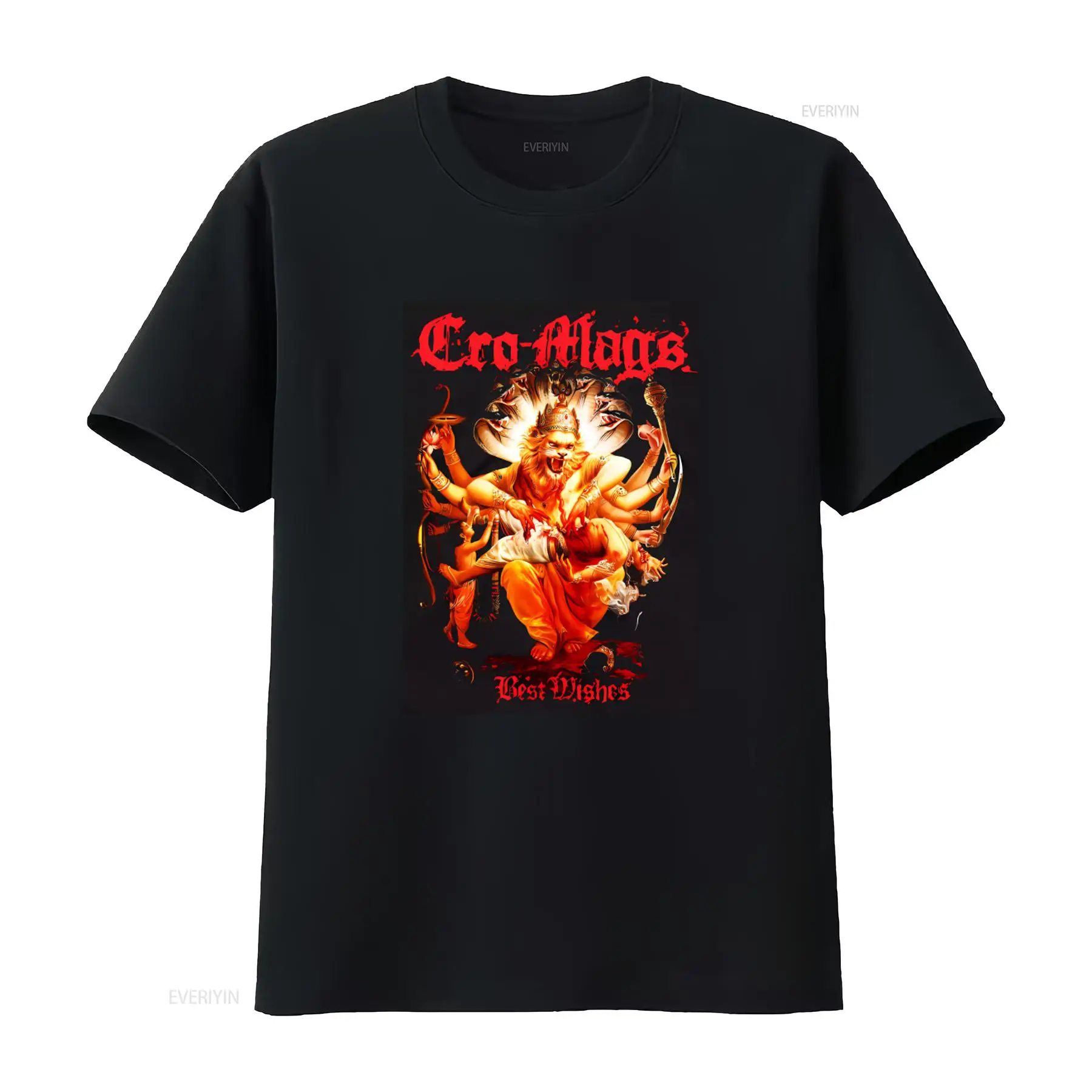 Men'S Fashion Mag - CRO MAGS Best Wishes Print T