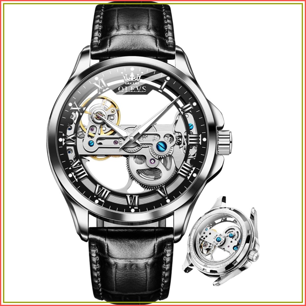 Mens Fashion Style Images - Automatic Skeleton Watch for Men -