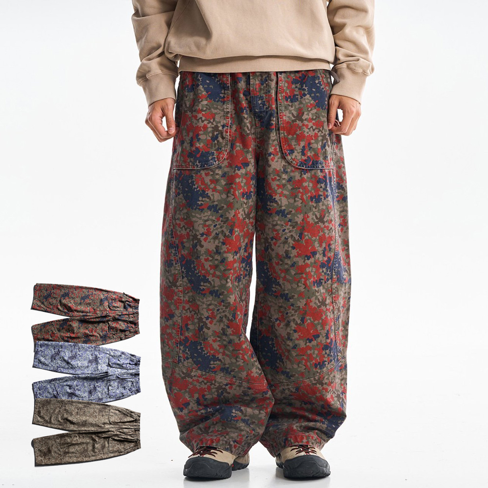 Men'S Fashion Trousers - High Quality Print Cotton Cargo Pants