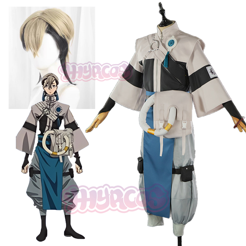 Mens Fashion Jumpsuit - Gachiakuta Zanka Cosplay Costume Wig Zanka