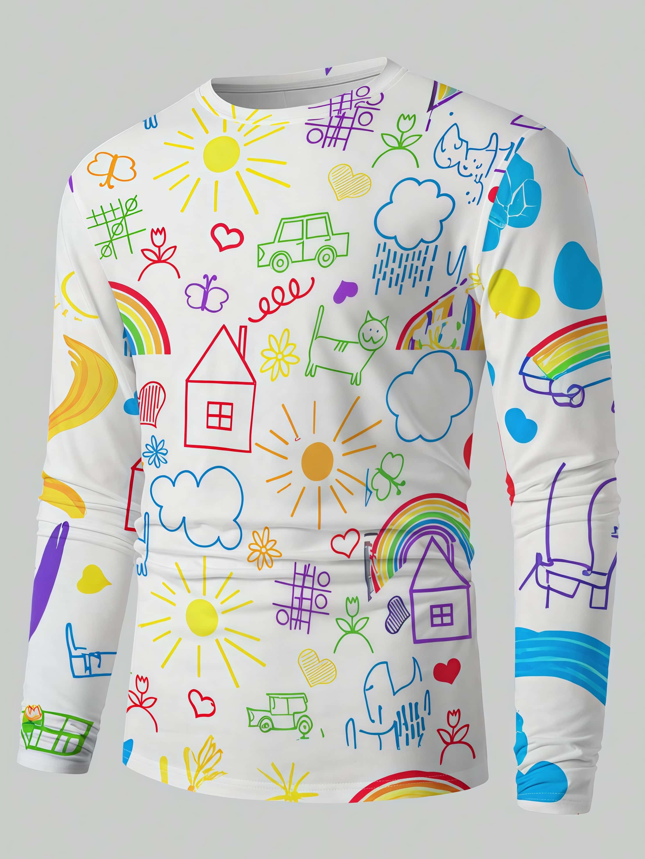 Mens Fashion Trends 2026 - 2026 New Dopamine Color Graffiti 3D