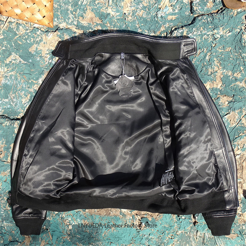 Men Soft Italian Imported Shee - Harrington Jacket 评论和价格