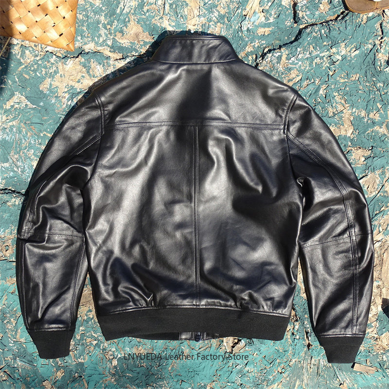 Men Soft Italian Imported Shee - Harrington Jacket 评论和价格