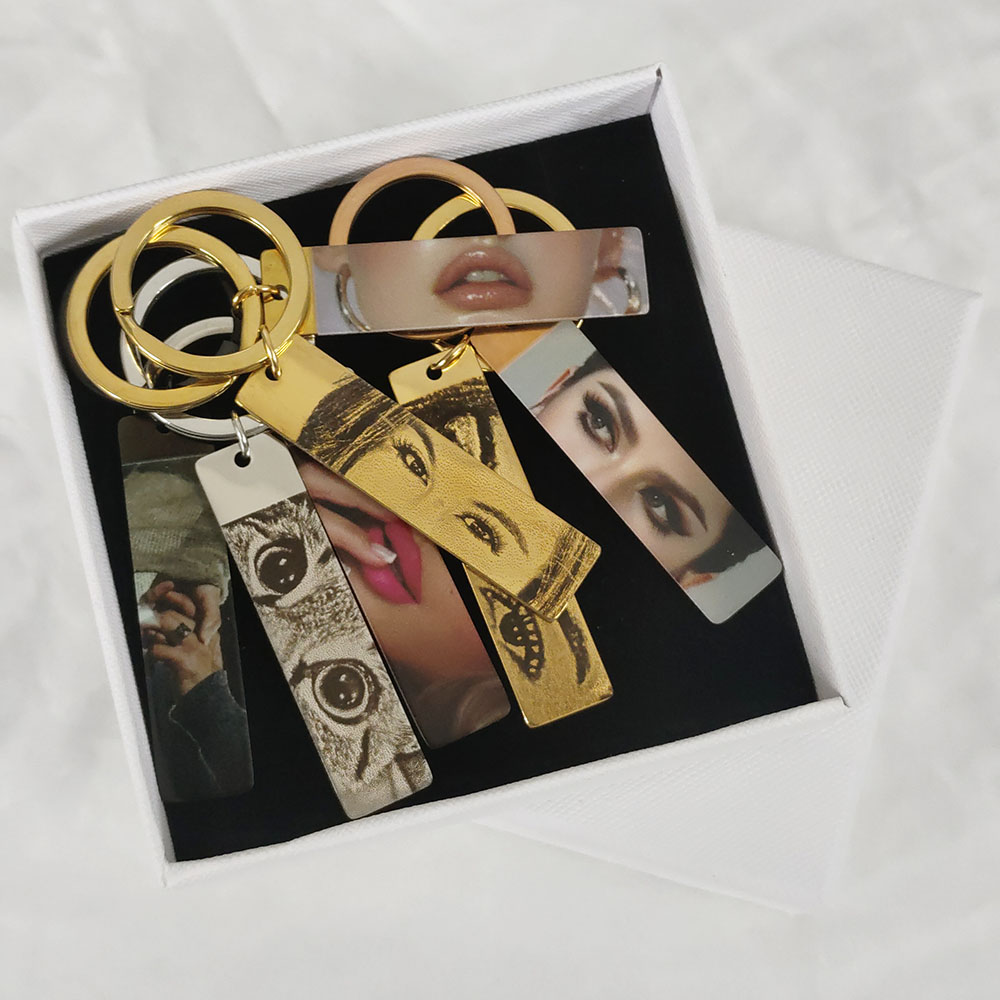Custom Photo Keychain Personal - Mens Fashion Style Images 评论和价格