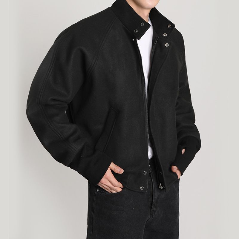 Wool Blend Jacket Man High Qua - Mens Fashion Style Images 评论和价格