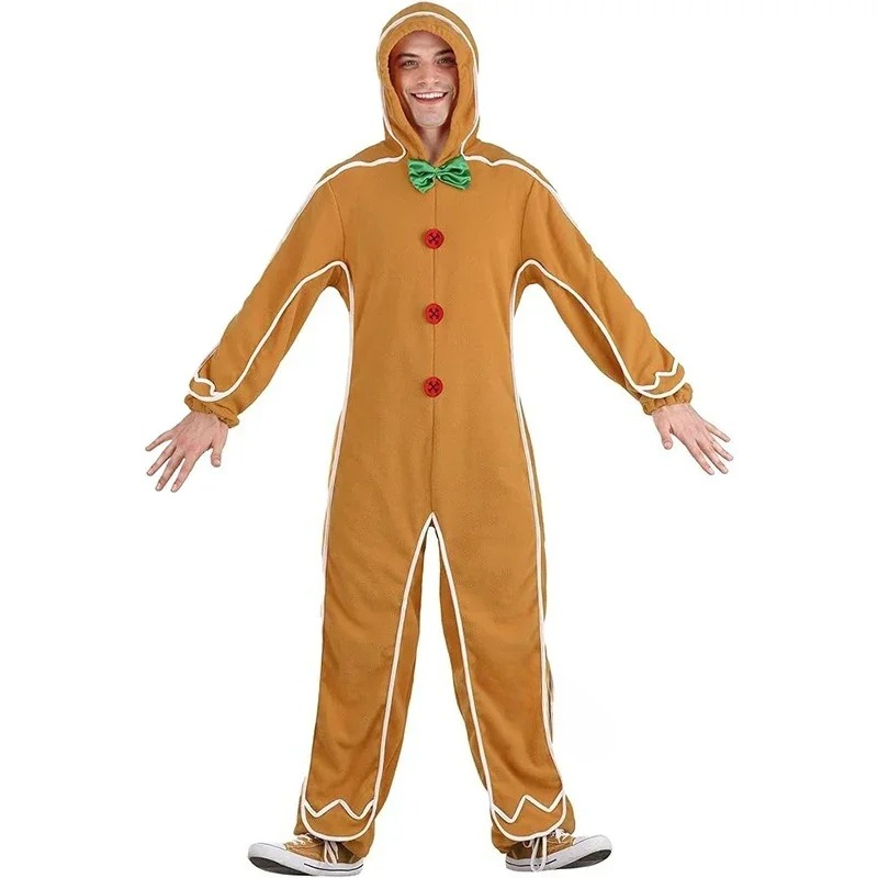 Men Gingerbread Cookie Jumpsui - Mens Fashion Jumpsuit 评论和价格