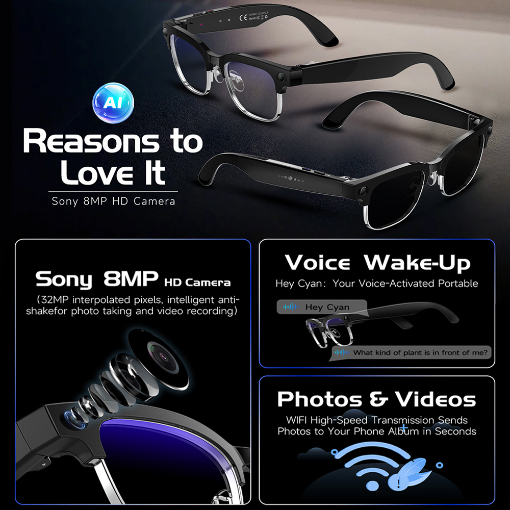 2026 New Men Smart AI Glasses  - Men'S Fashion Glasses 2026 评论和价格