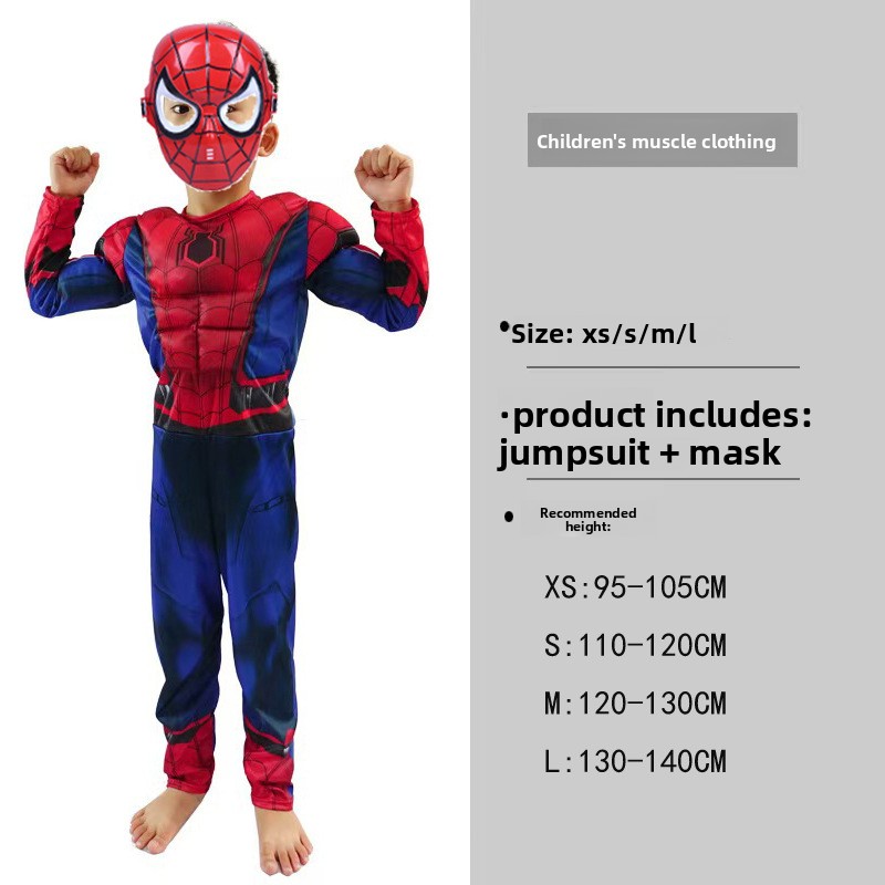 Spider Man Boy Muscle Suit and - Mens Fashion Jumpsuit 评论和价格