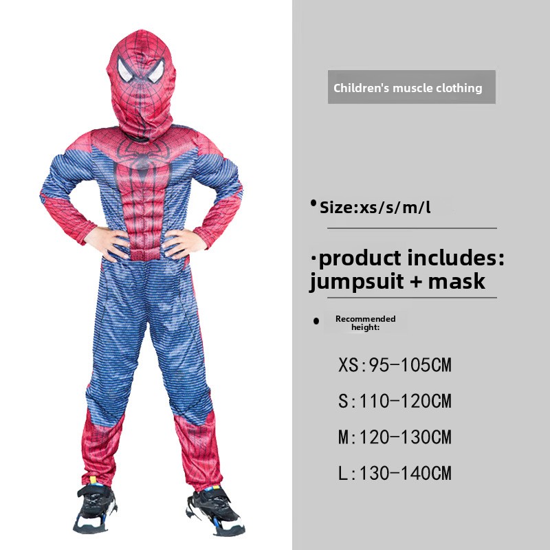 Spider Man Boy Muscle Suit and - Mens Fashion Jumpsuit 评论和价格