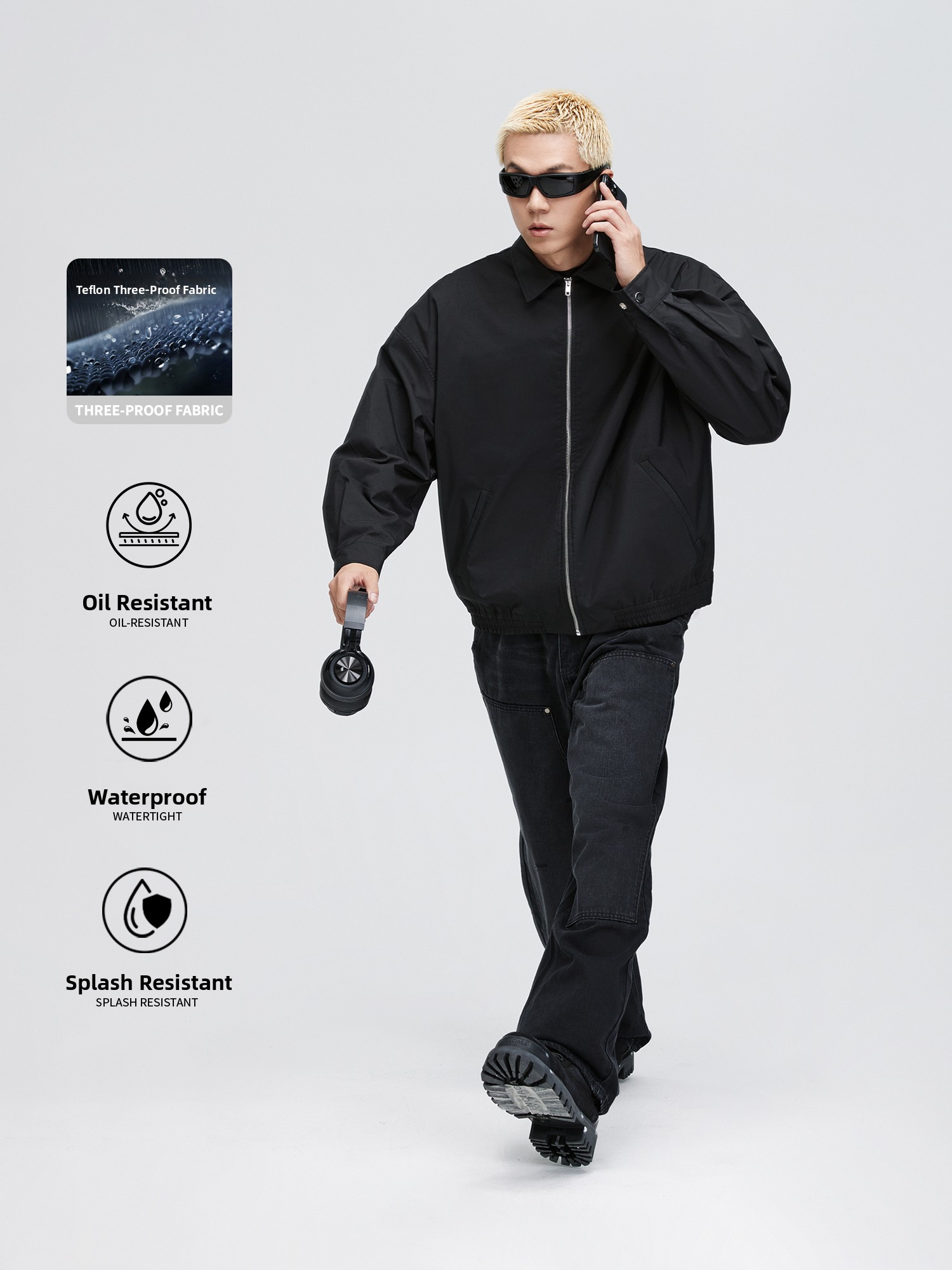 Cleanfit Casual Wide Fitness J - Harrington Jacket 评论和价格