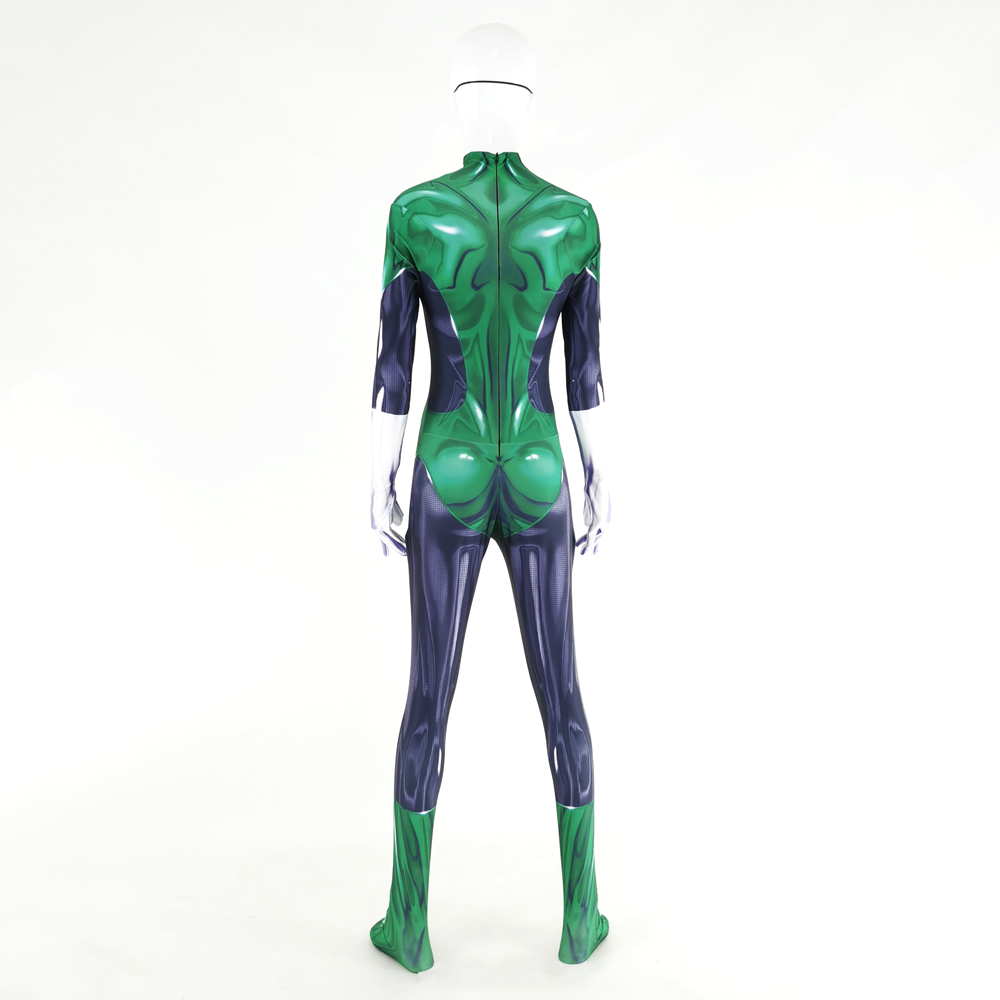 Halloween Woman Green Cosplay  - Mens Fashion Jumpsuit 评论和价格
