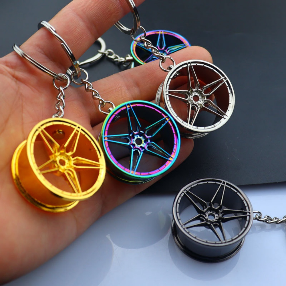 Creative Wheel Hub Keychain Me - Men'S Fashion Hub 评论和价格