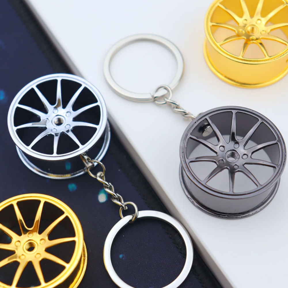 Creative Wheel Hub Keychain Me - Men'S Fashion Hub 评论和价格