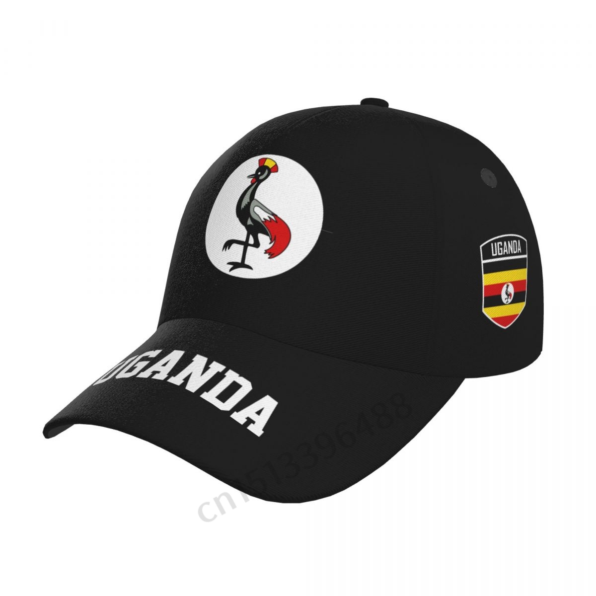 2025 Uganda Flag 3D Soccer Hat - Men Fashion Uganda 评论和价格