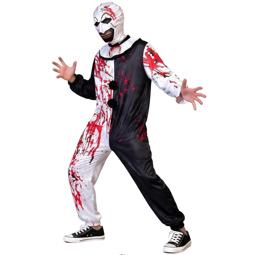 Artistic Clown Cosplay Costume - Mens Fashion Jumpsuit 评论和价格