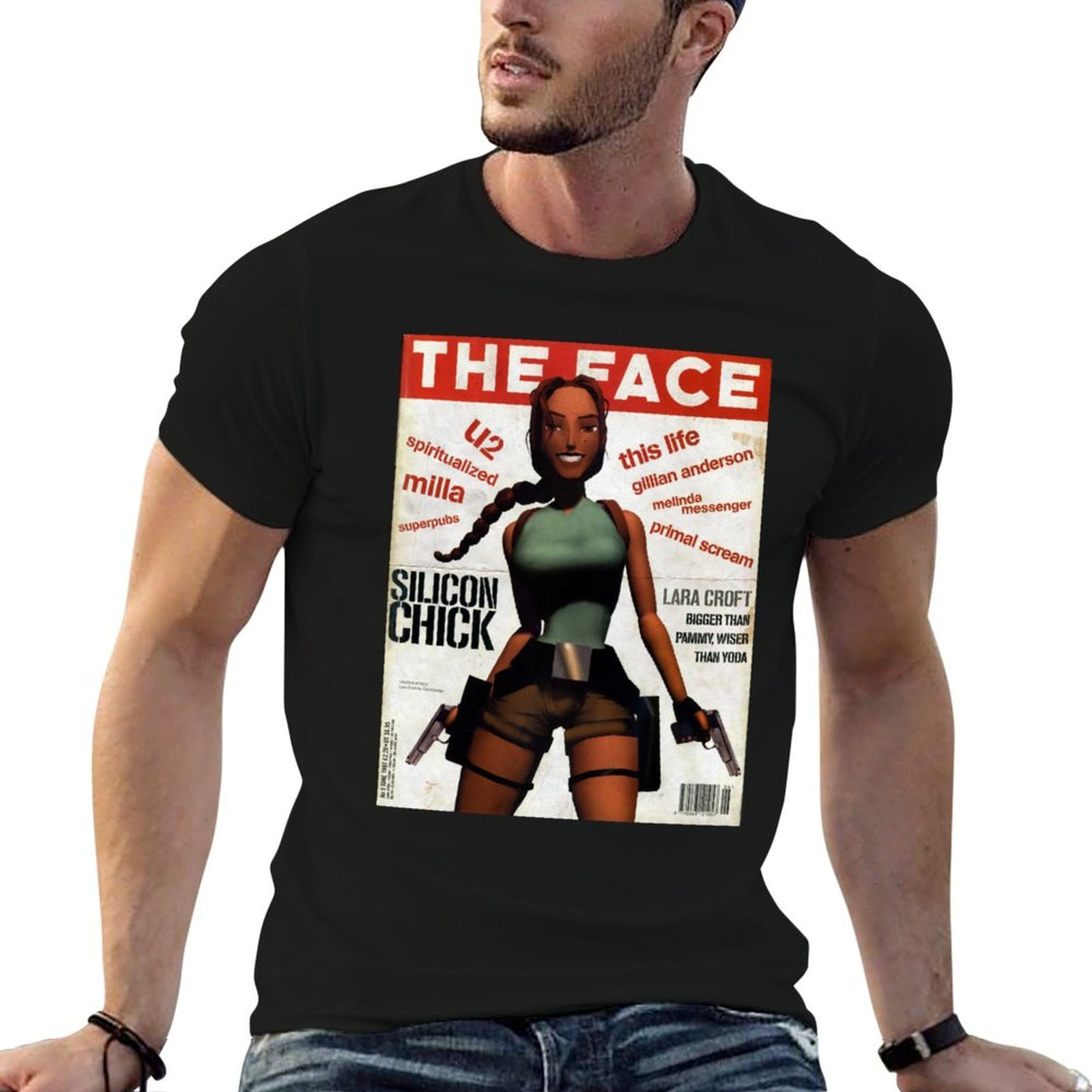 Lara Croft Retro Magazine Prin - Mens Fashion Magazines 评论和价格