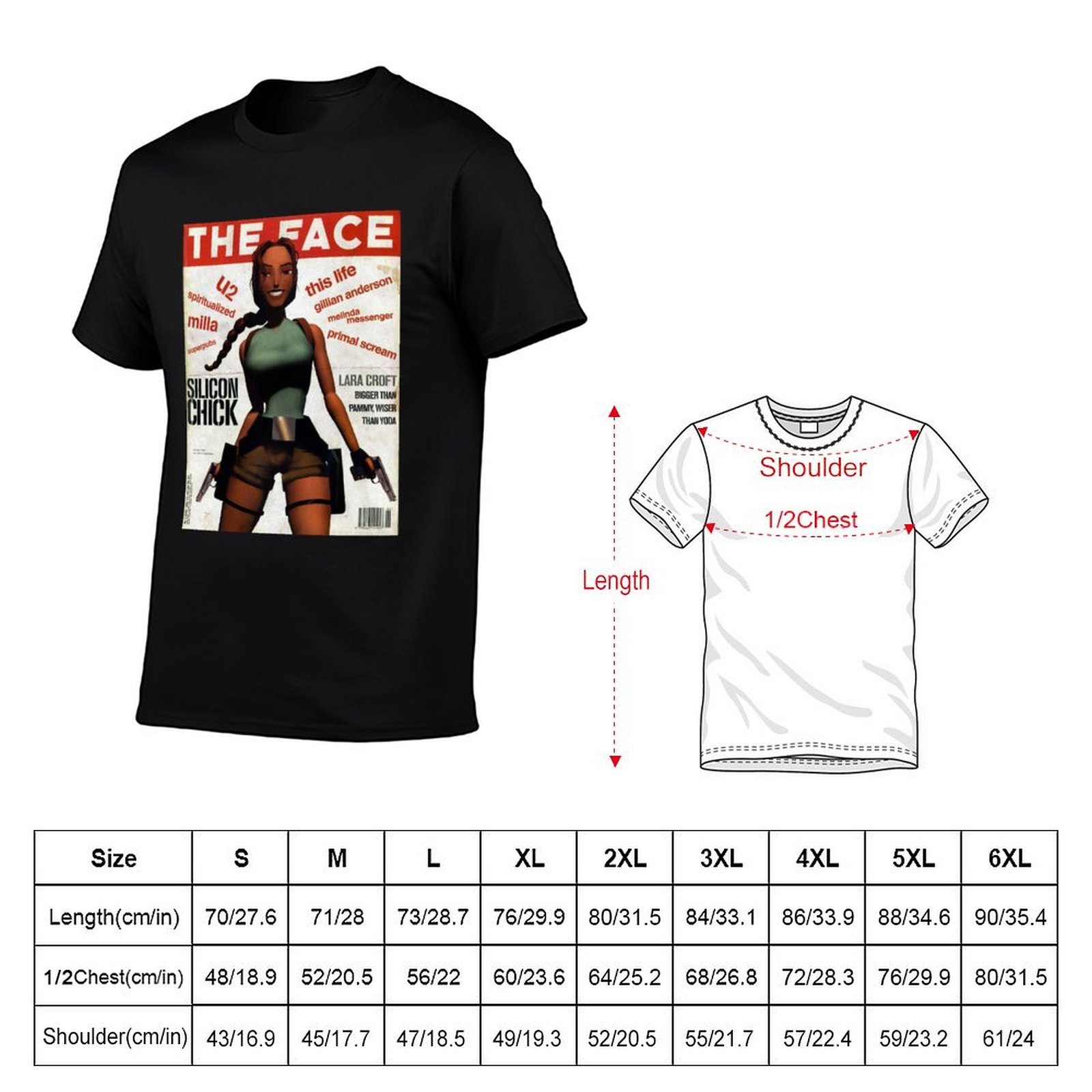 Lara Croft Retro Magazine Prin - Mens Fashion Magazines 评论和价格