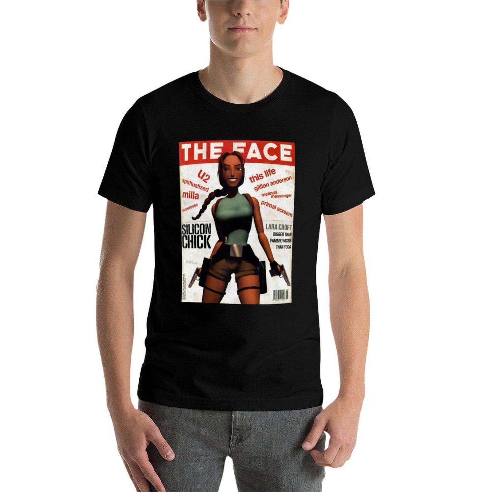 Lara Croft Retro Magazine Prin - Mens Fashion Magazines 评论和价格