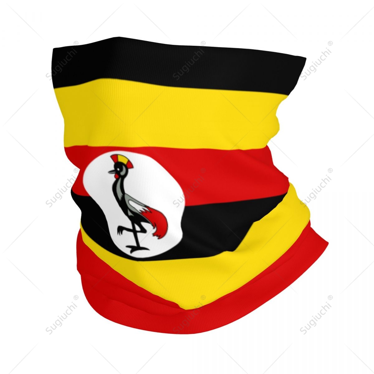 Unisex Uganda Flag Neckerchief - Men Fashion Uganda 评论和价格