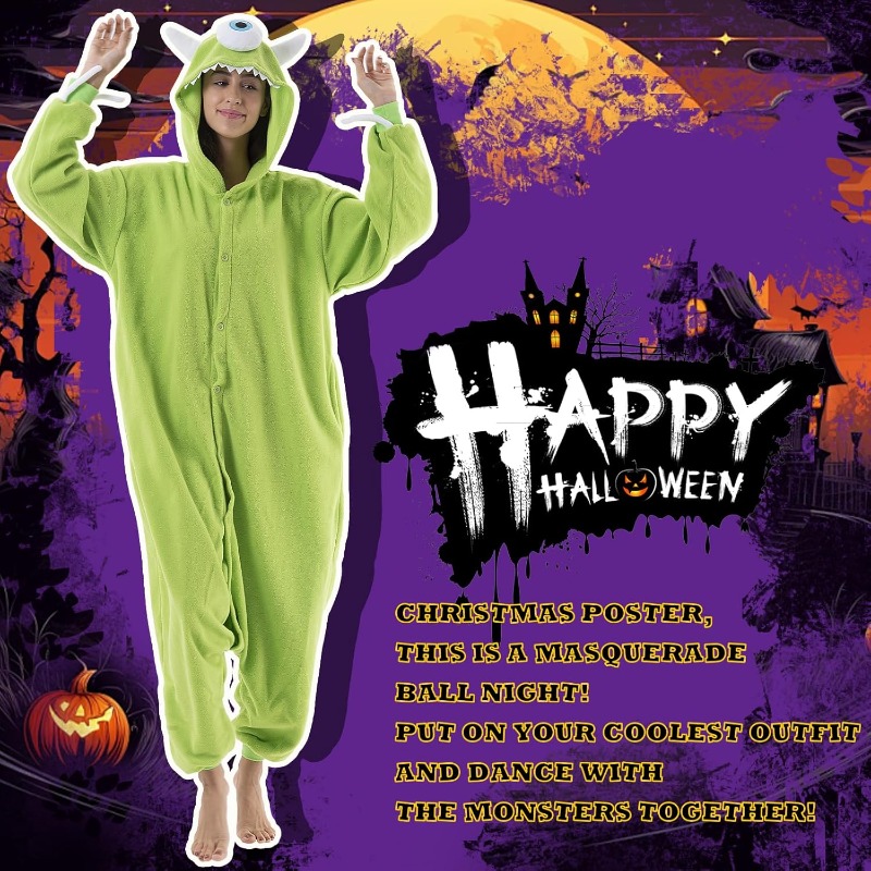Adult Men Women Onesie One Pie - Mens Fashion Jumpsuit 评论和价格