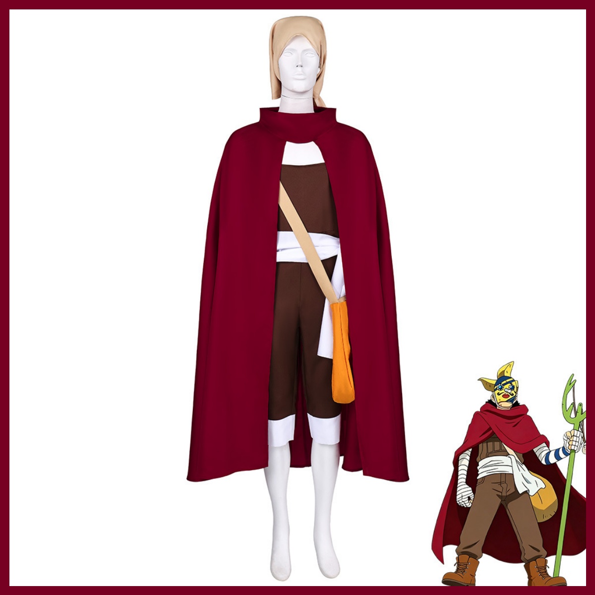 Anime East Blue Usopp Sogeking - Mens Fashion Jumpsuit 评论和价格