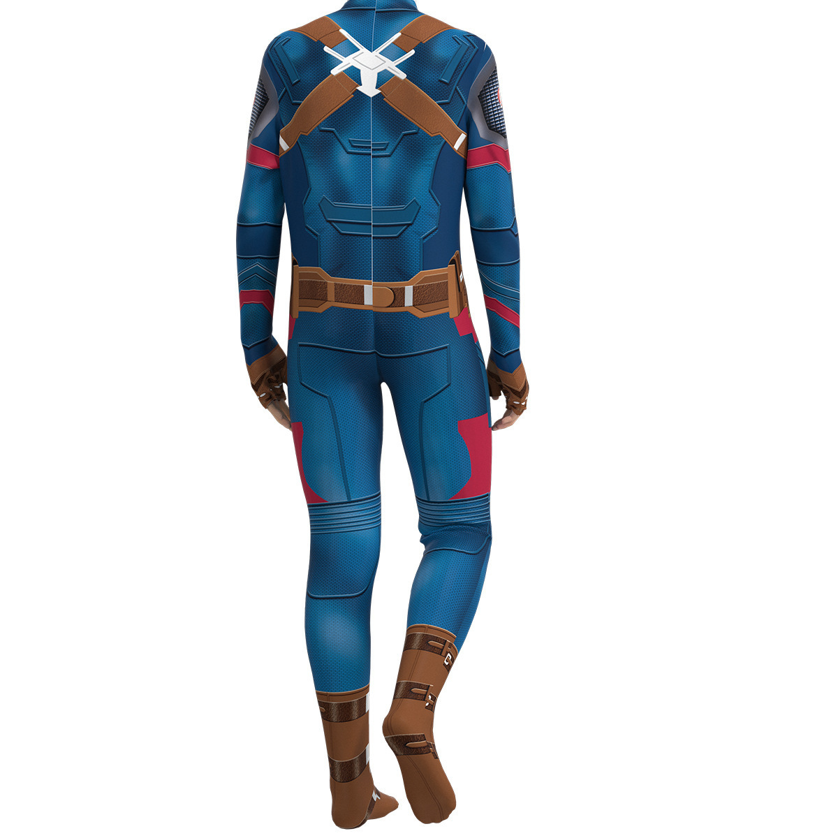 Halloween Cosplay Costume Capt - Mens Fashion Jumpsuit 评论和价格