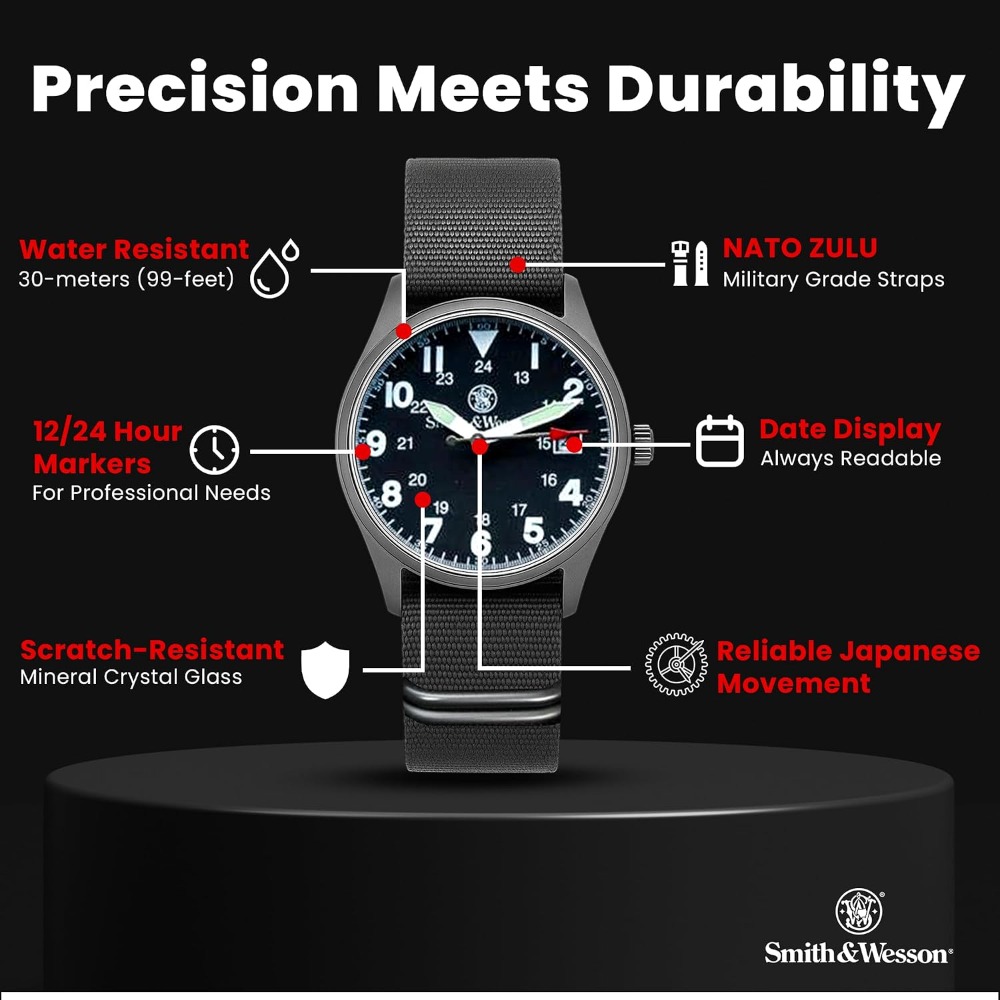 Military Style Watch for Men,  - Mens Fashion Style Images 评论和价格