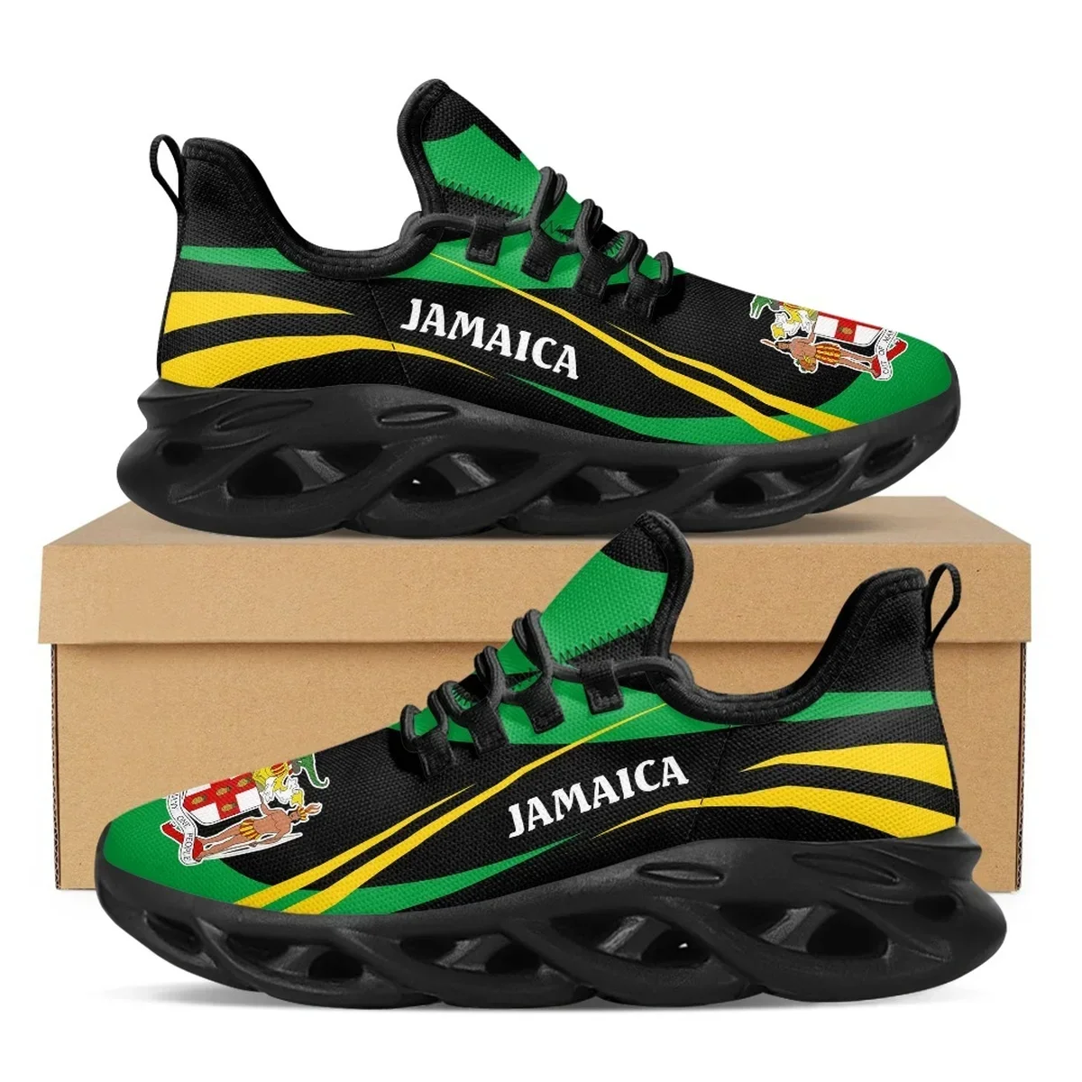 Jamaica Flag Print Sneakers Wo - Mens Fashion Trainers 评论和价格