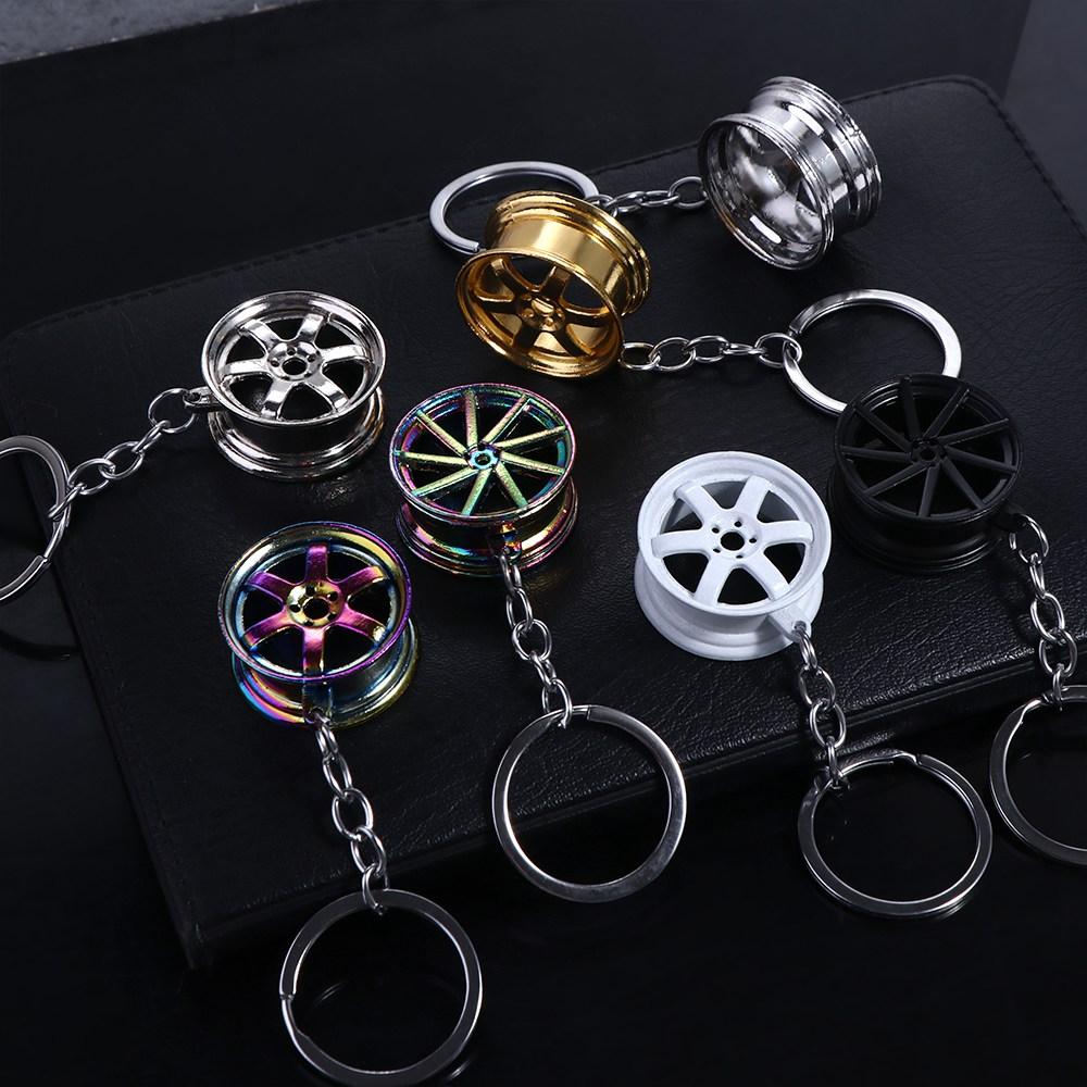 Creative Alloy Car Wheel Keych - Men'S Fashion Hub 评论和价格