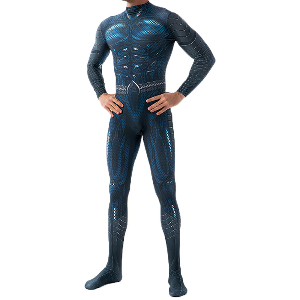 Halloween Aquaman 2 Cosplay Co - Mens Fashion Jumpsuit 评论和价格