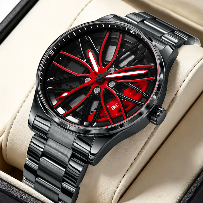 LIGE New Car Wheel Hub Quartz  - Men'S Fashion Hub 评论和价格
