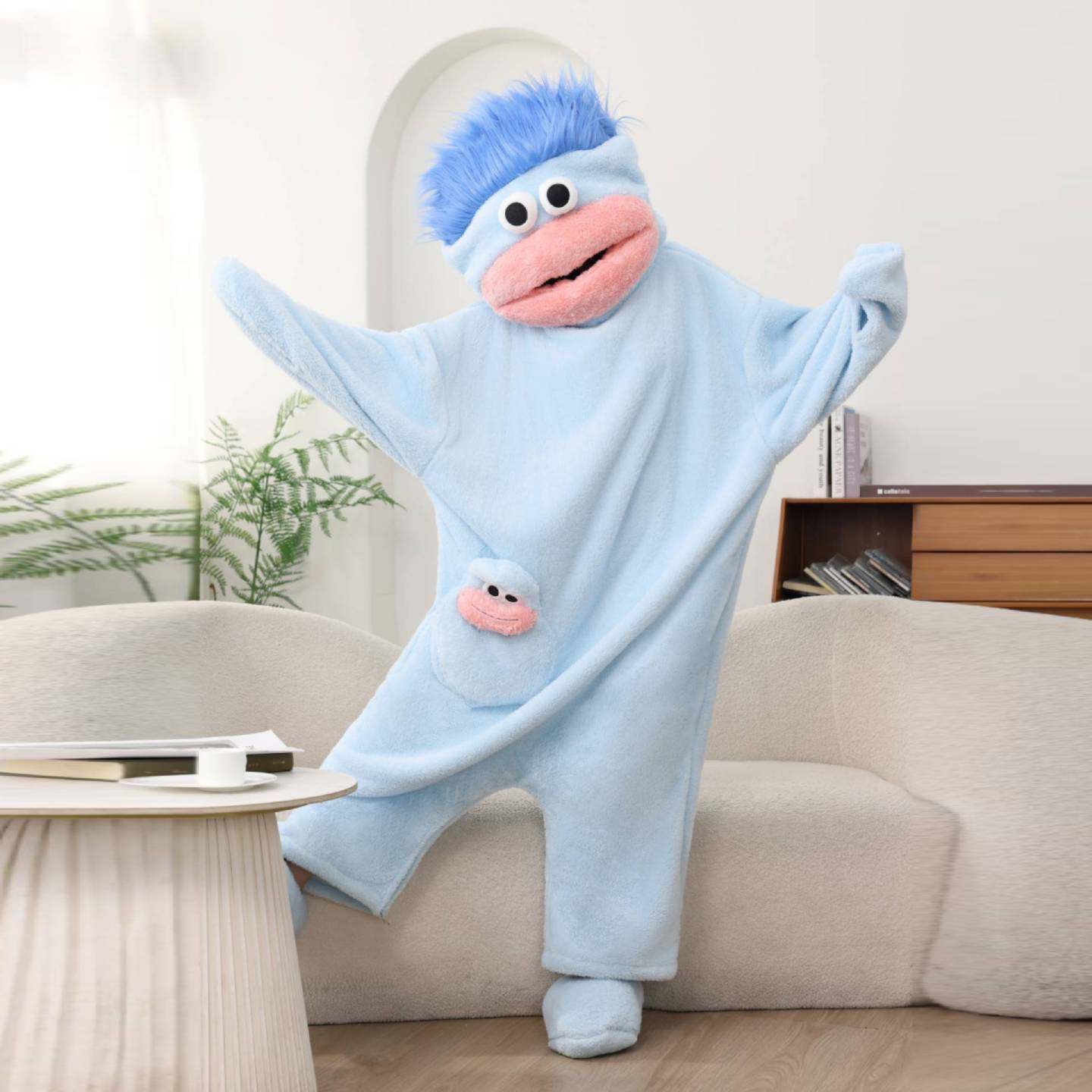 Hot Big Mouth Monster Cute Fun - Mens Fashion Jumpsuit 评论和价格