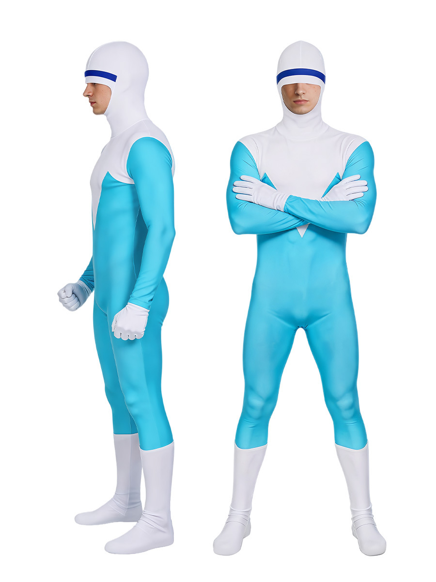 Incredibles cosplay Cool Ice M - Mens Fashion Jumpsuit 评论和价格