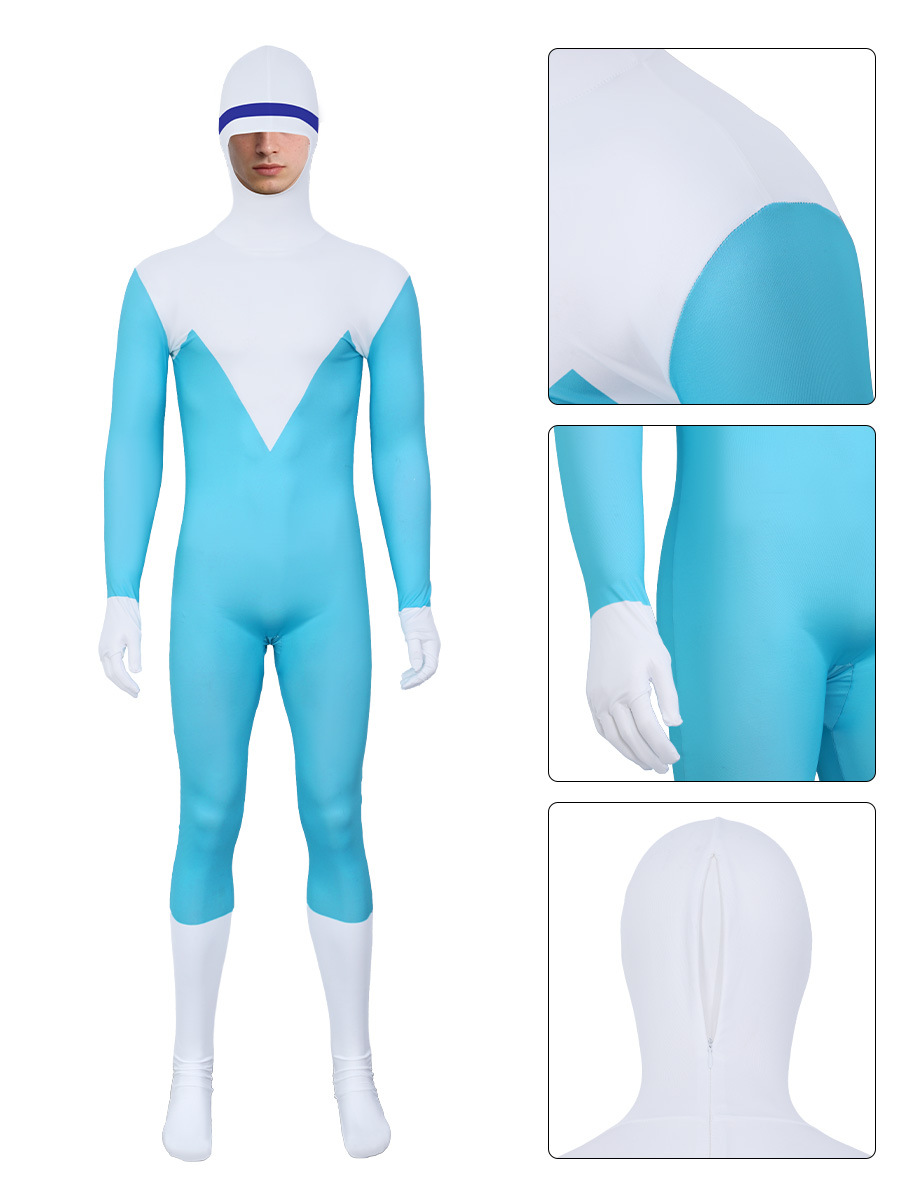 Incredibles cosplay Cool Ice M - Mens Fashion Jumpsuit 评论和价格