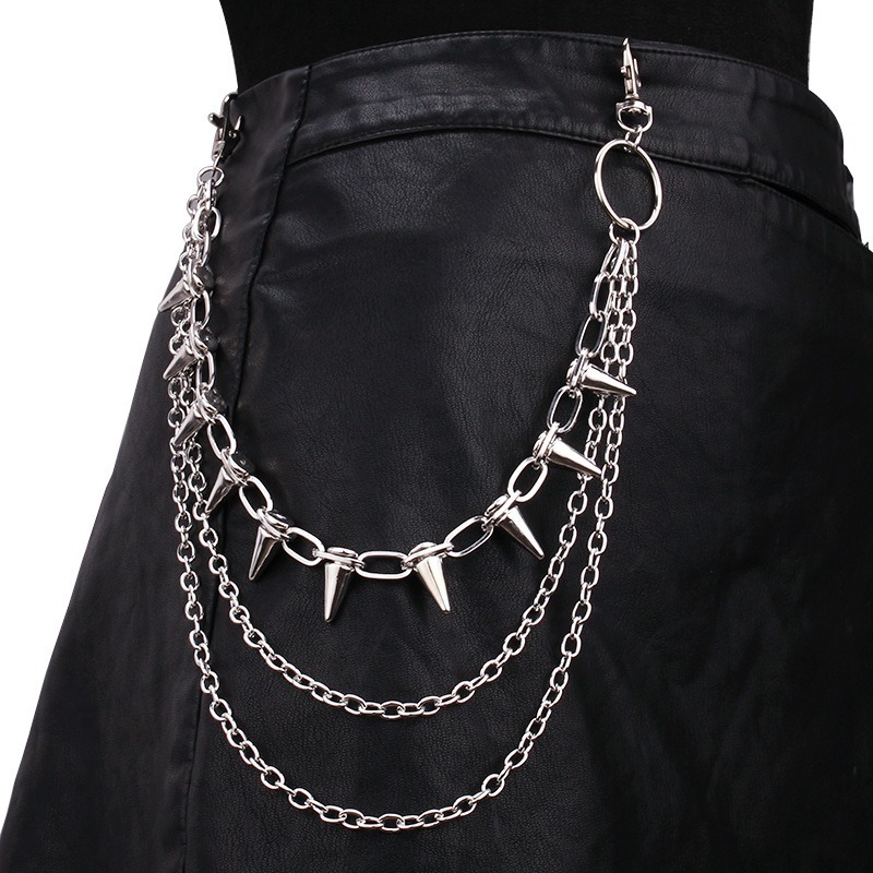 Hip Hop Punk Rock Metal Pants  - Men'S Fashion Trousers 评论和价格