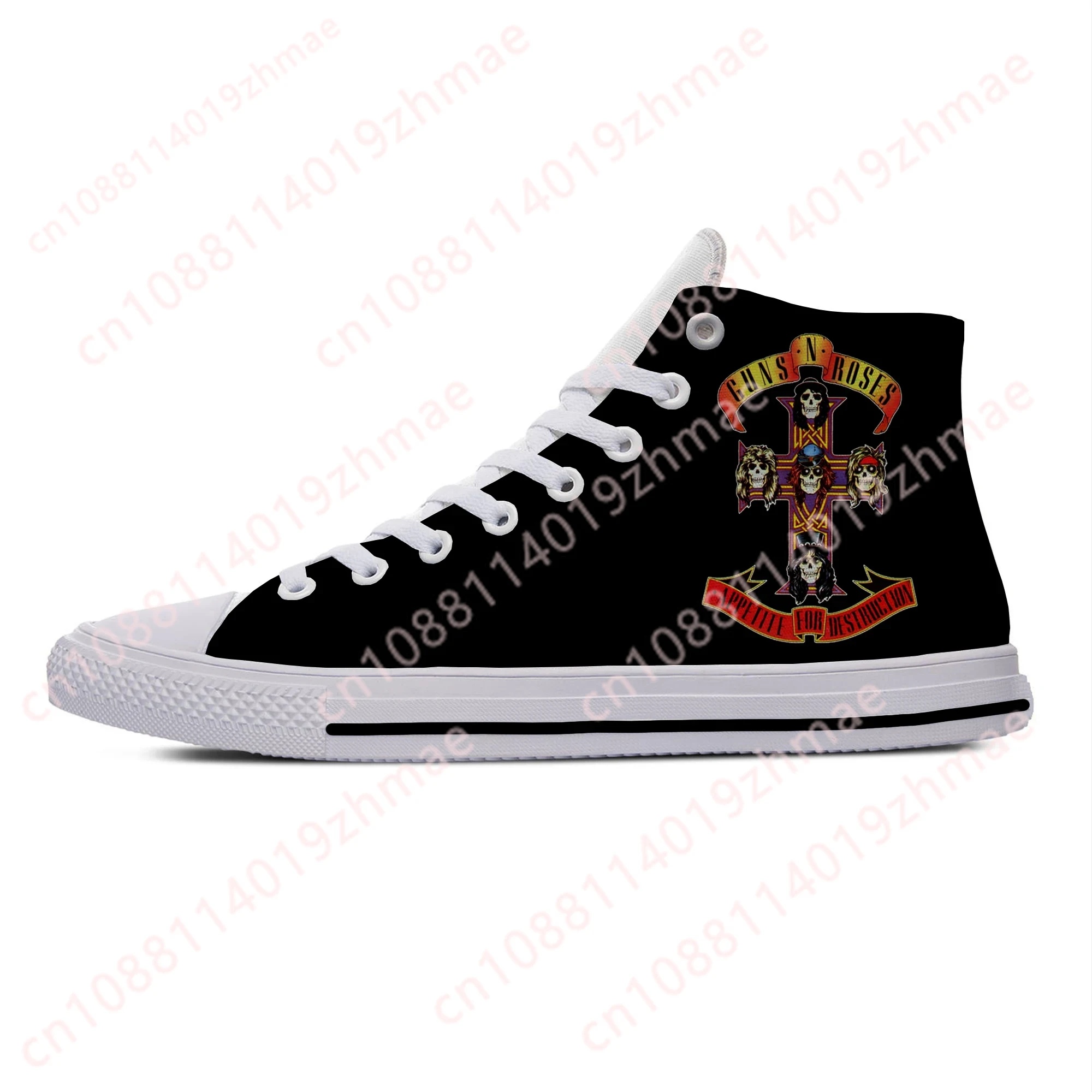 Hot 3D Guns N Rose Heavy Metal - Mens Fashion Trainers 评论和价格