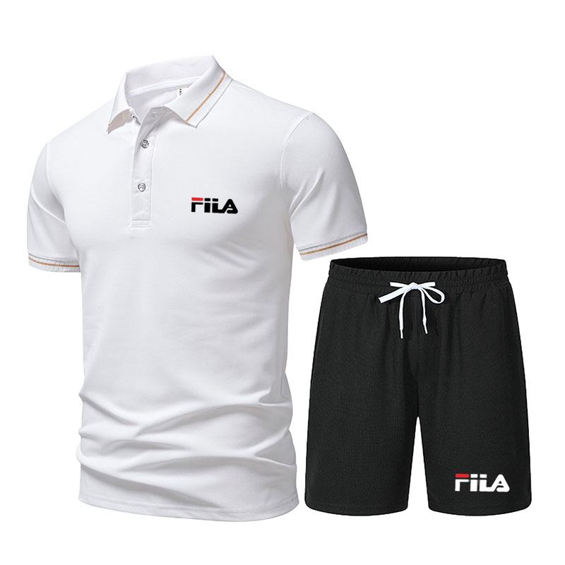 Men's Fashionable 2-Piece Spor - Men'S Fashion Polo Shirt 评论和价格
