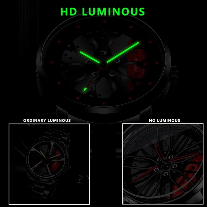 Fashion Mens Car Wheel Watches - Men'S Fashion Hub 评论和价格