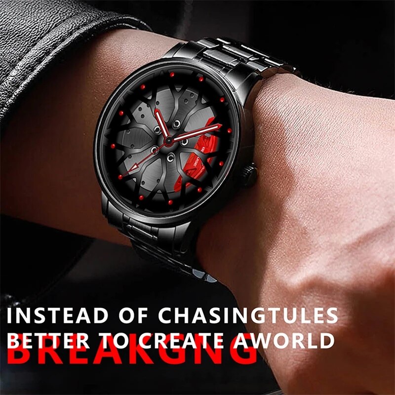 Fashion Mens Car Wheel Watches - Men'S Fashion Hub 评论和价格