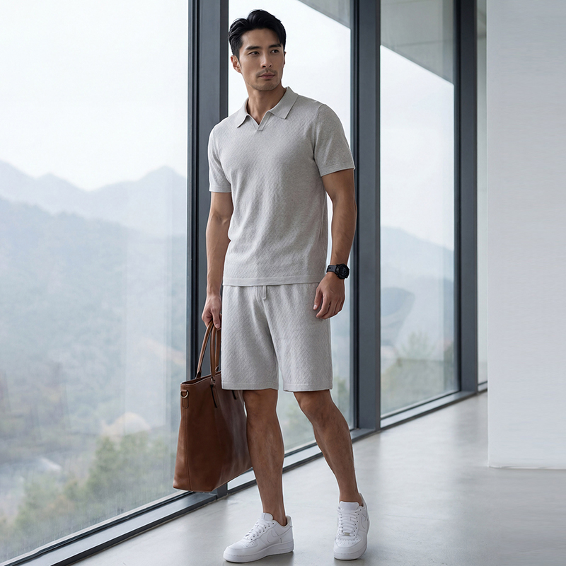 Spring And Summer High-End Men - Men'S Fashion Polo Shirt 评论和价格